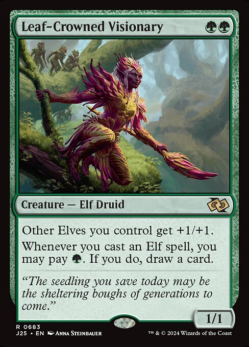 Leaf-Crowned Visionary [Foil]