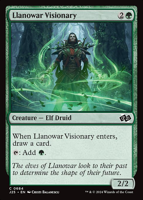 Llanowar Visionary [Foil]