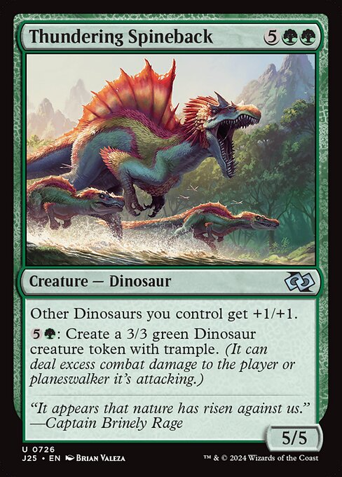 Thundering Spineback [Foil]