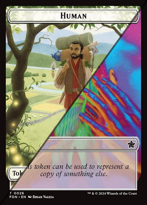 Human Token  // Copy Token TFDN  [Foil]