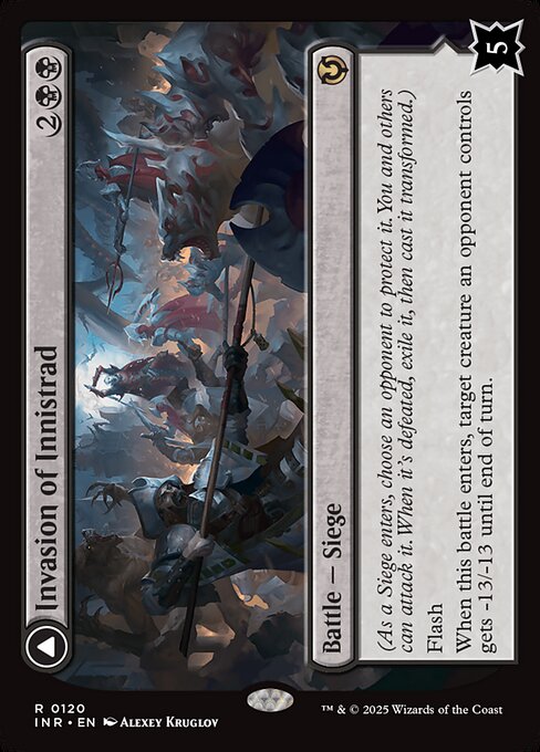 Invasion of Innistrad // Deluge of the Dead [Foil]