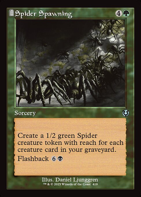 Spider Spawning [Retro Frame]