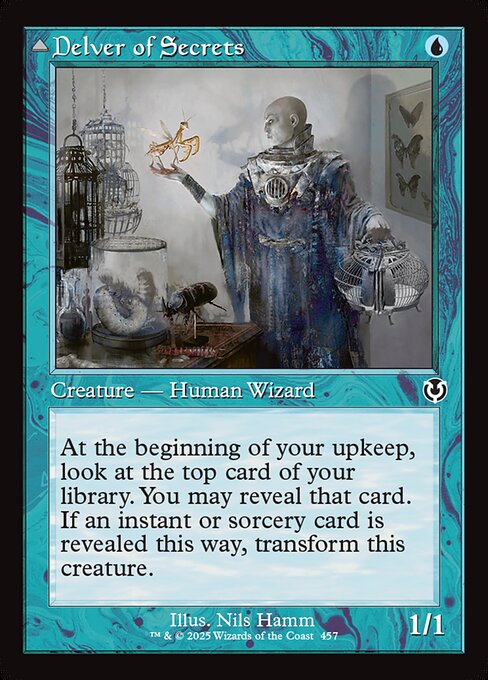 Delver of Secrets // Insectile Aberration [Retro Frame Foil]