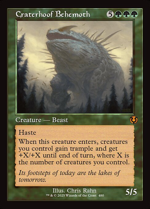 Craterhoof Behemoth [Retro Frame Foil]
