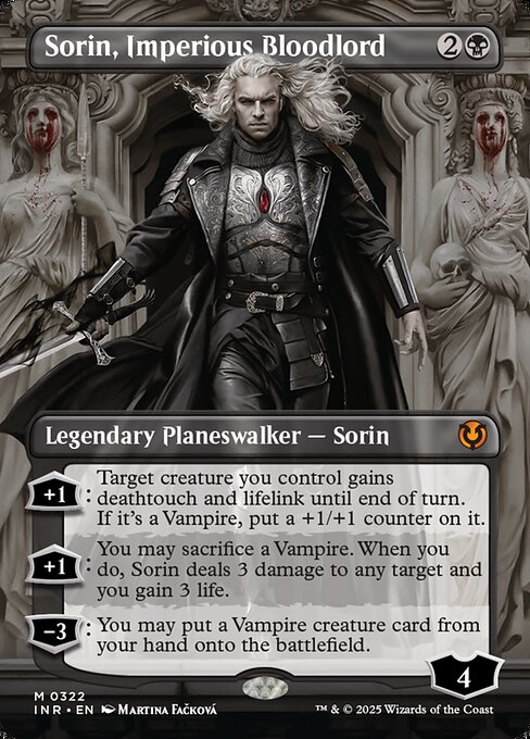 Sorin, Imperious Bloodlord [Borderless]