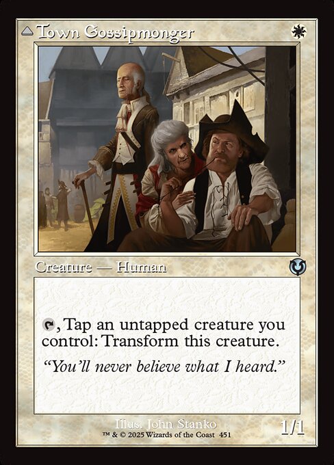 Town Gossipmonger // Incited Rabble [Retro Frame Foil]