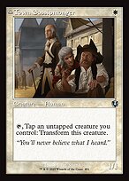Town Gossipmonger // Incited Rabble [Retro Frame]