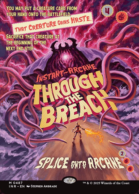 Through the Breach [Borderless Showcase Foil]