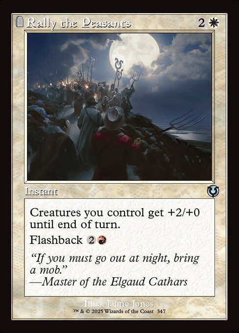 Rally the Peasants [Retro Frame]
