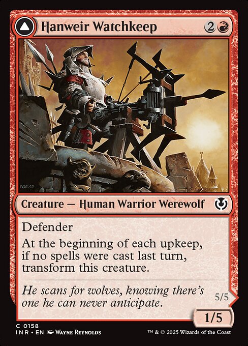 Hanweir Watchkeep // Bane of Hanweir [Foil]