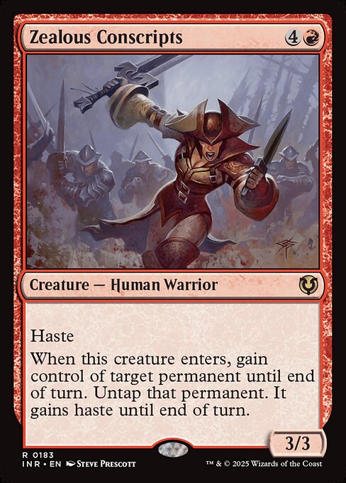 Zealous Conscripts [Foil]