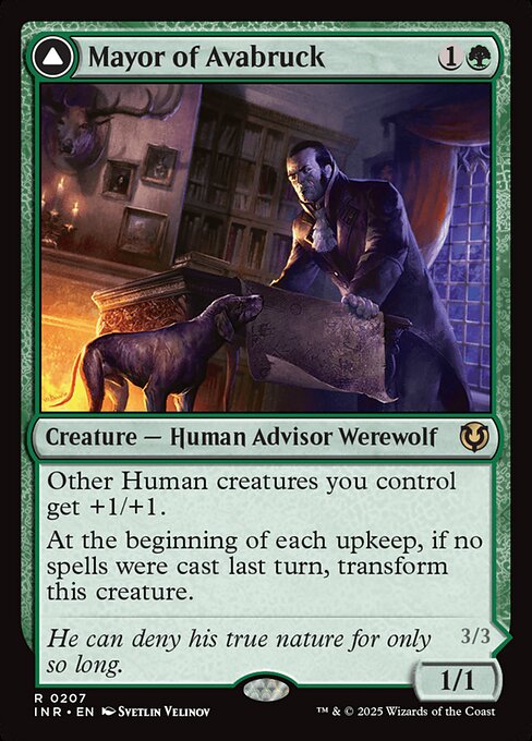 Mayor of Avabruck // Howlpack Alpha [Foil]