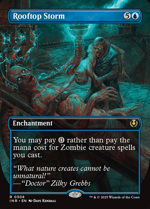 Rooftop Storm [Borderless Foil]