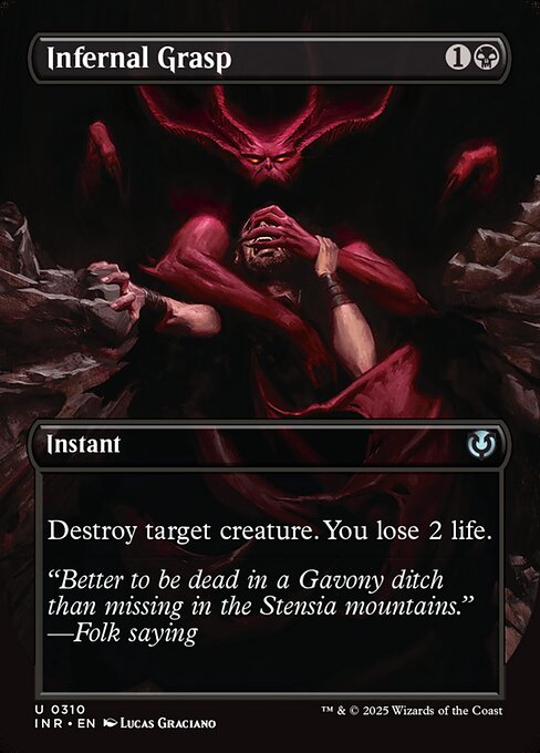 Infernal Grasp [Borderless Foil]