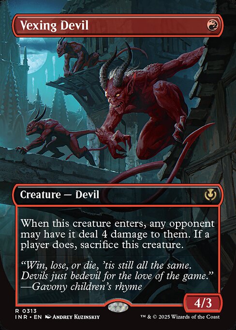 Vexing Devil [Borderless Foil]