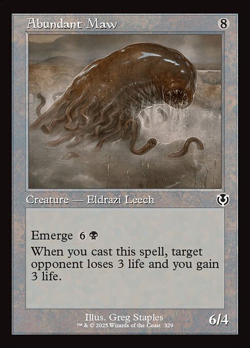 Abundant Maw [Retro Frame Foil]