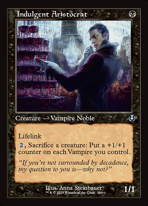 Indulgent Aristocrat [Retro Frame Foil]