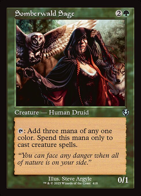 Somberwald Sage [Retro Frame Foil]