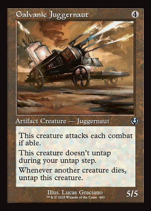 Galvanic Juggernaut [Retro Frame]