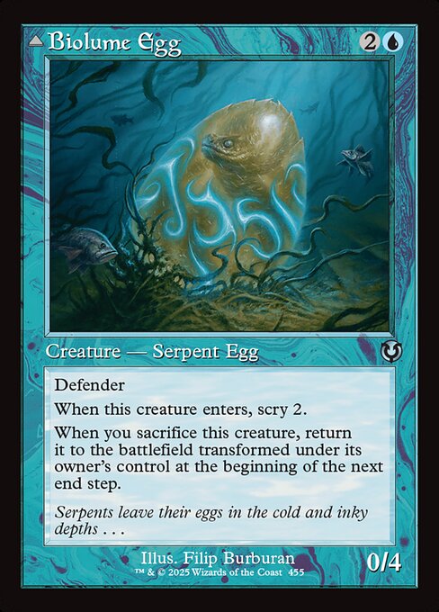 Biolume Egg // Biolume Serpent [Retro Frame]