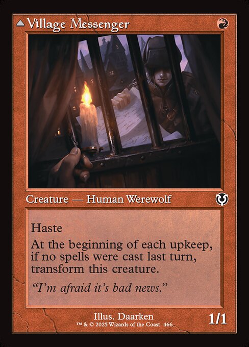 Village Messenger // Moonrise Intruder [Retro Frame]