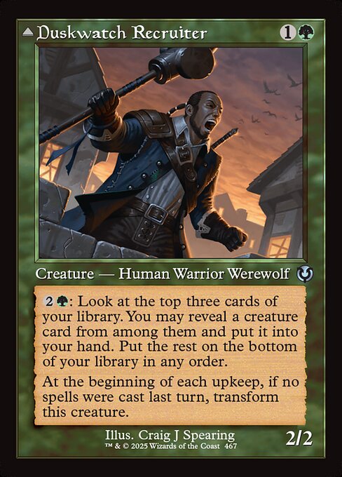 Duskwatch Recruiter // Krallenhorde Howler [Retro Frame]