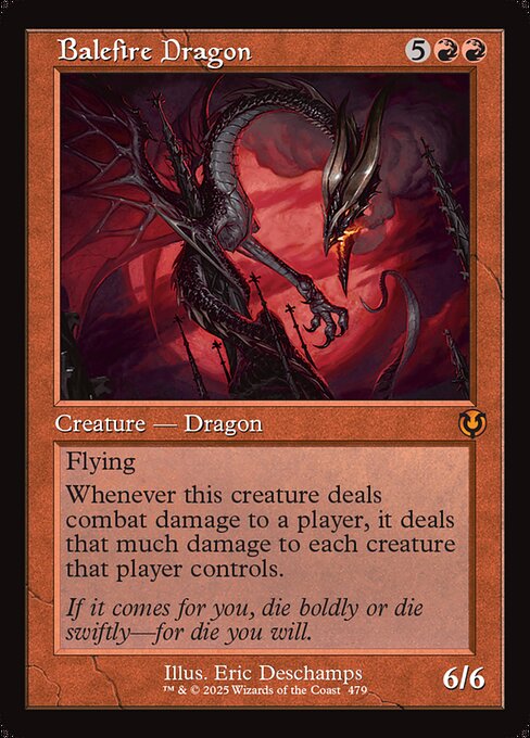 Balefire Dragon [Retro Frame Foil]