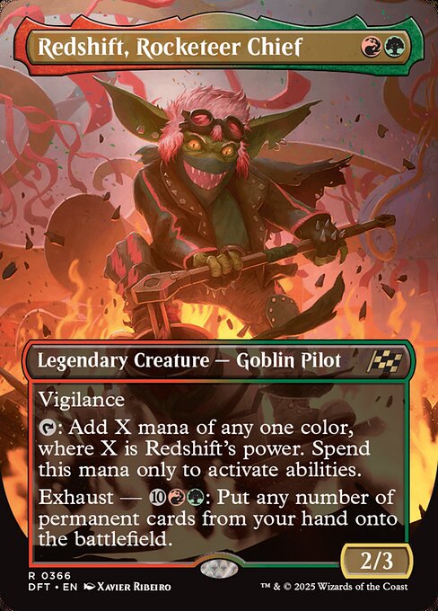 Redshift, Rocketeer Chief [Borderless]