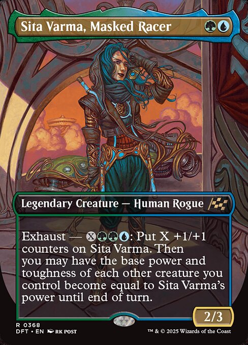 Sita Varma, Masked Racer [Borderless Foil]