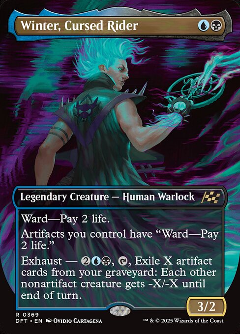 Winter, Cursed Rider [Borderless Foil]