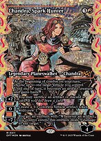 Chandra, Spark Hunter [Borderless Showcase Foil]