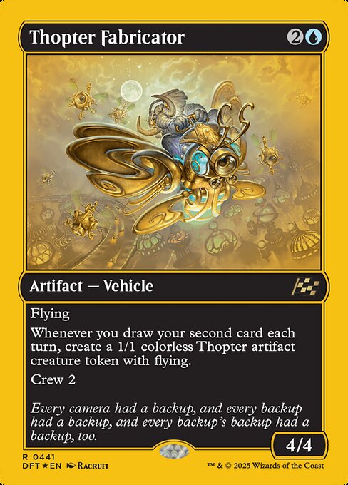 Thopter Fabricator [First Place Foil]
