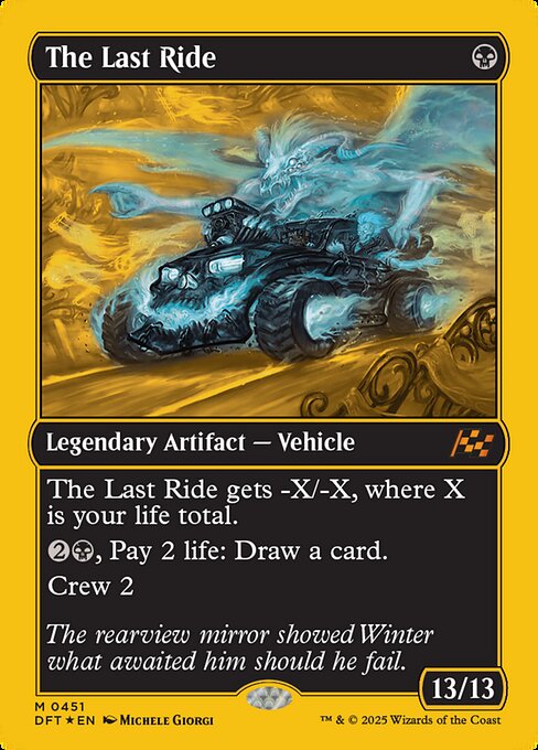 The Last Ride [Showcase First Place Foil]