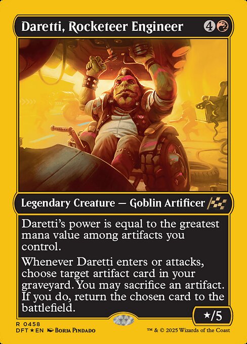 Daretti, Rocketeer Engineer [First Place Foil]