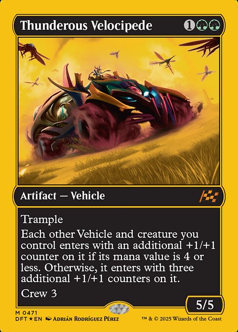 Thunderous Velocipede [First Place Foil]