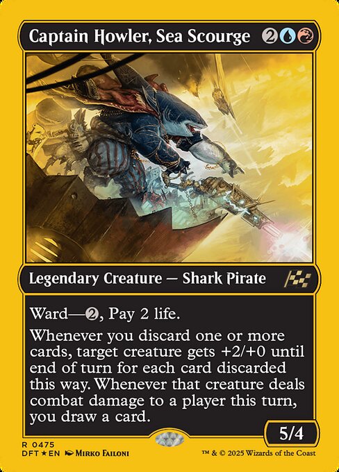 Captain Howler, Sea Scourge [First Place Foil]