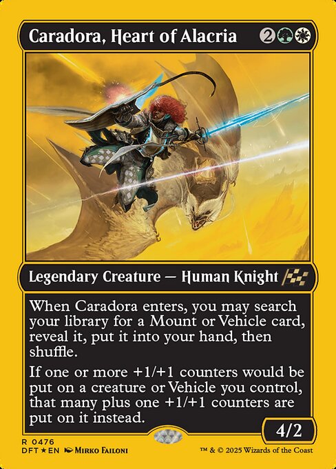 Caradora, Heart of Alacria [First Place Foil]