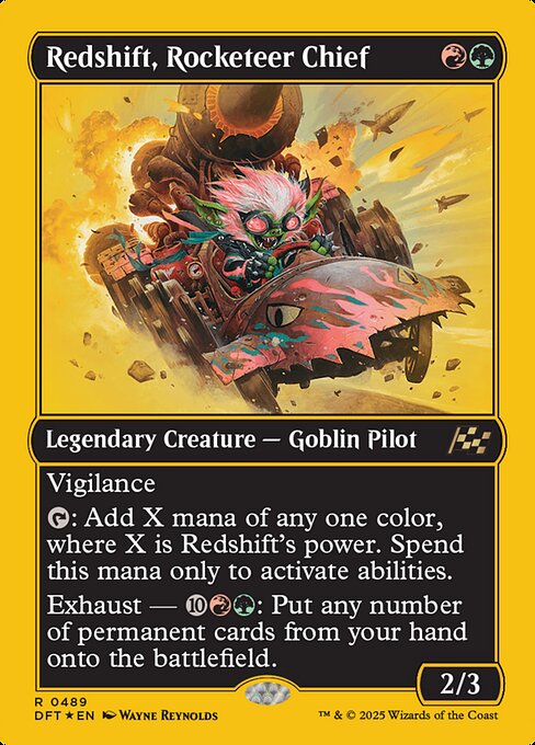 Redshift, Rocketeer Chief [First Place Foil]