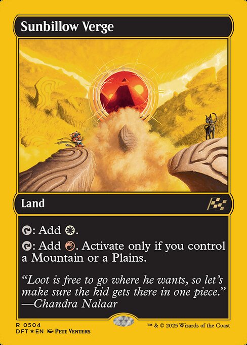 Sunbillow Verge [First Place Foil]