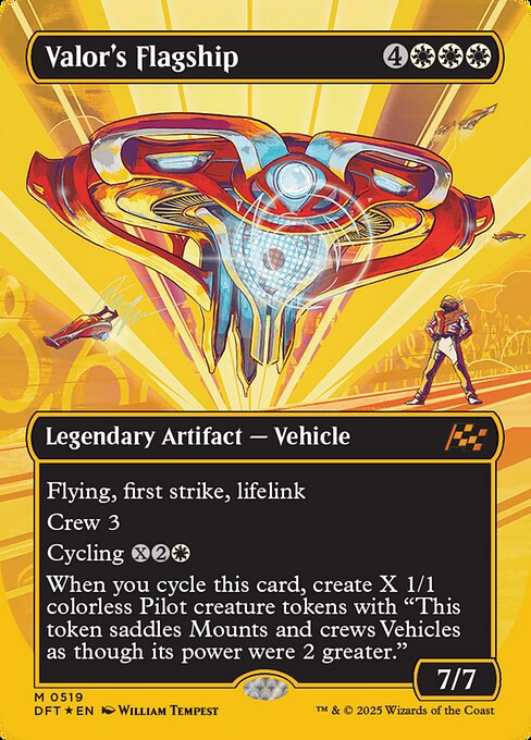 Valor's Flagship [Borderless First Place Foil]