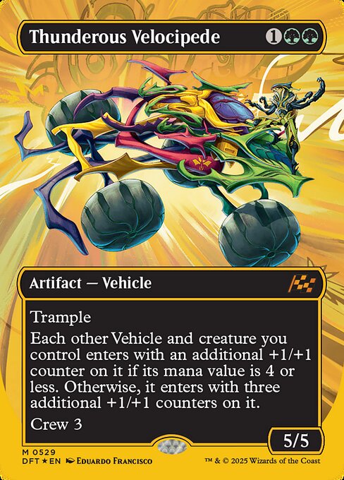 Thunderous Velocipede [Borderless First Place Foil]