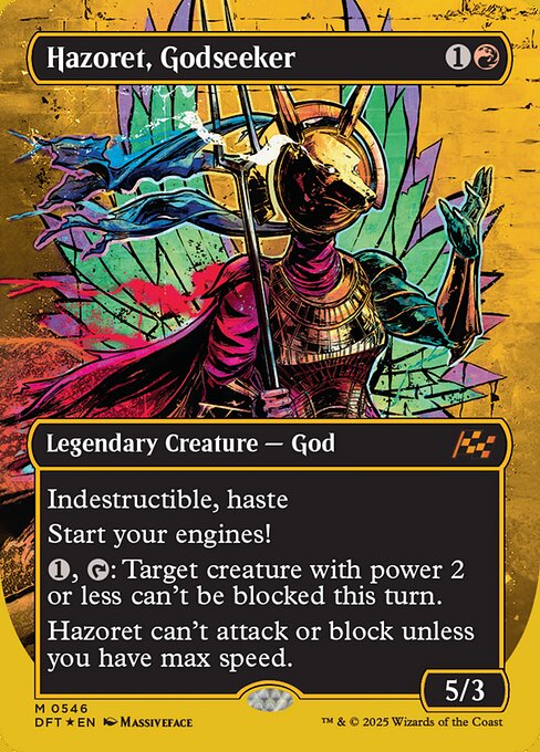 Hazoret, Godseeker [Borderless First Place Foil]