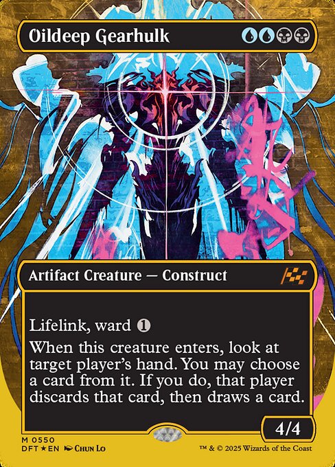 Oildeep Gearhulk [Borderless First Place Foil]