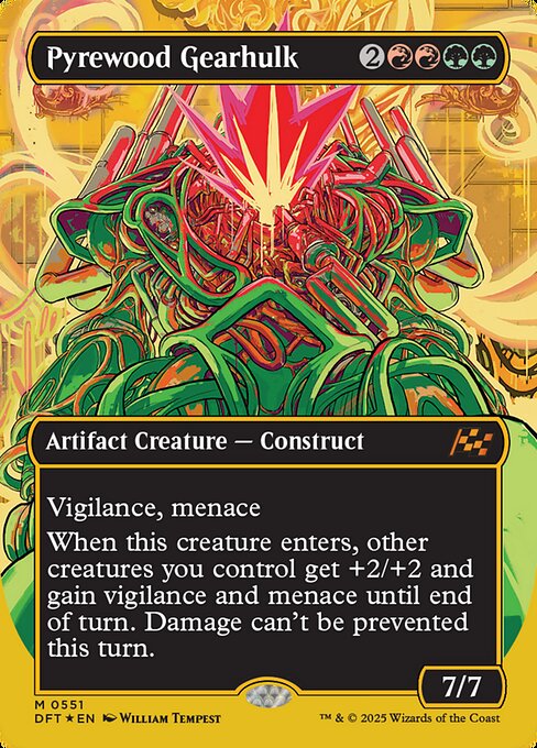 Pyrewood Gearhulk [Borderless First Place Foil]