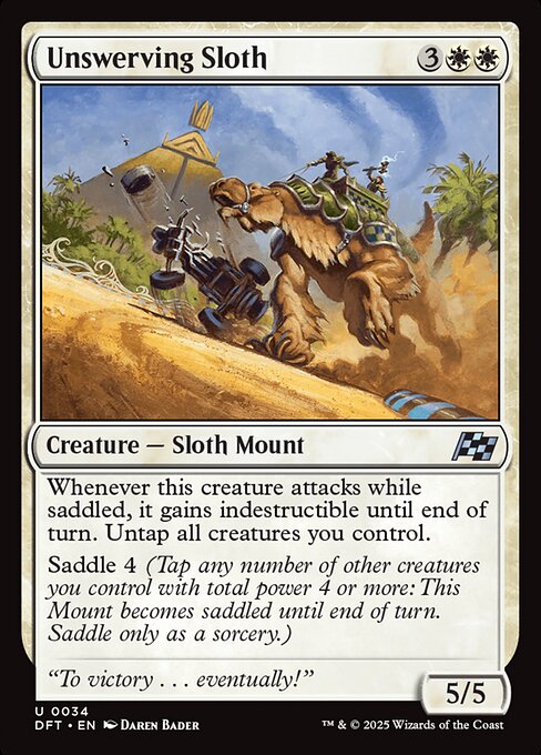 Unswerving Sloth [Foil]