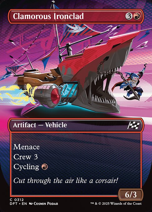 Clamorous Ironclad [Borderless Foil]