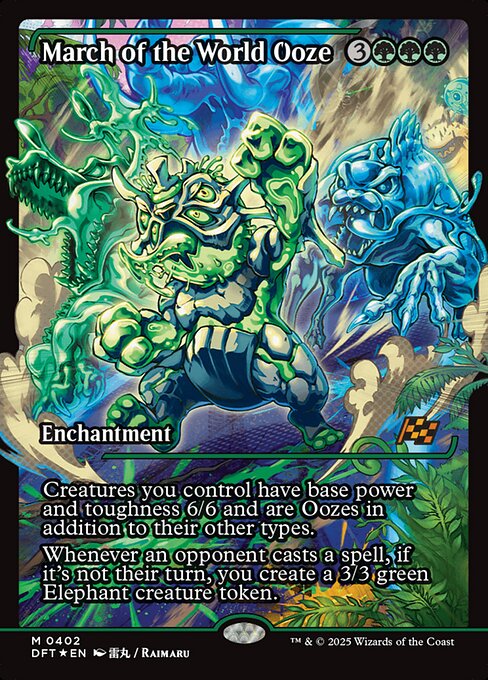 March of the World Ooze [Showcase Foil]