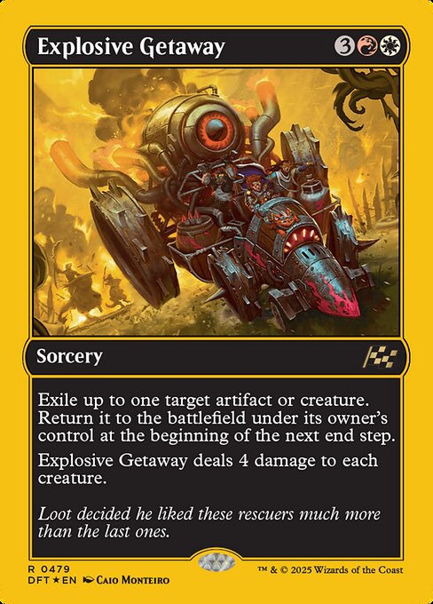 Explosive Getaway [First Place Foil]