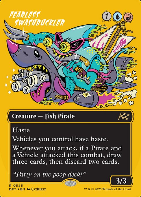 Fearless Swashbuckler [Borderless First Place Foil]