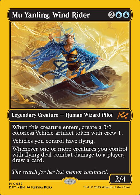 Mu Yanling, Wind Rider [First Place Foil]